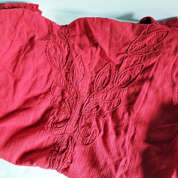 Soft Surroundings Crochet Gauze Cardigan - Size S - Picture 6 of 7